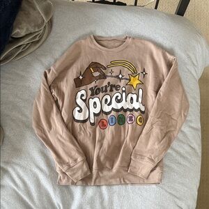 Lizzo Brown 'You're Special' Graphic Sweatshirt